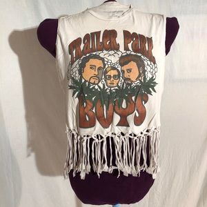 Cropped Trailer Park Boys Tassel Tee